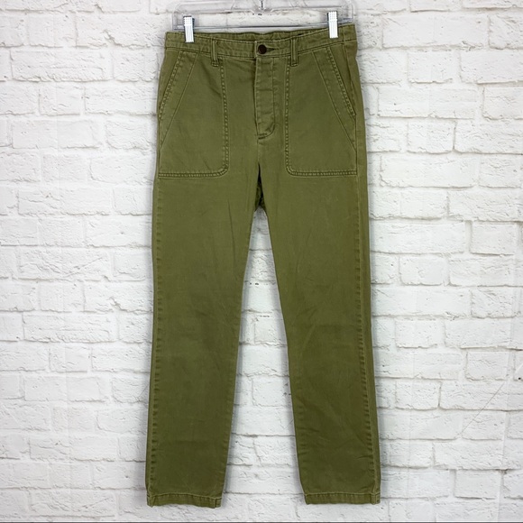 BDG Urban Outfitters Juli Lace Up Army Green Pants - Picture 2 of 8
